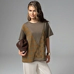 Футболка свободной посадки Грань опасности (фэшн)