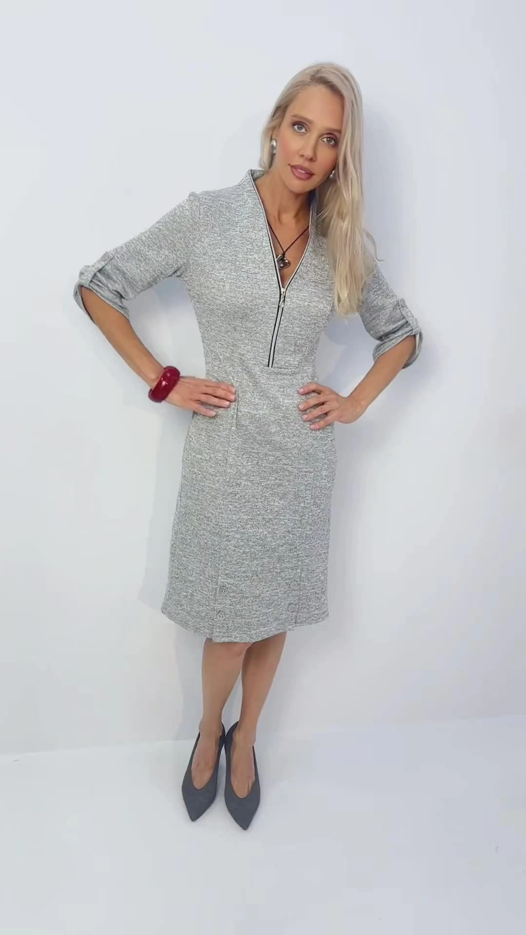 Платье, которое говорит за тебя (серое)