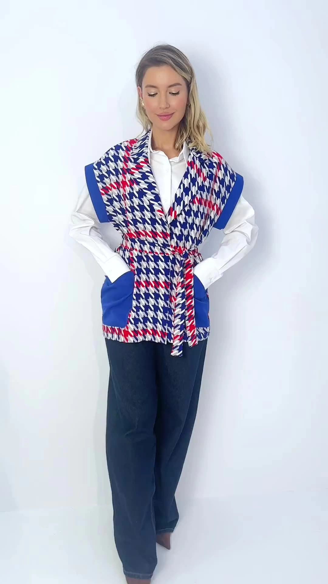 Модное измерение (яркий, с поясом)