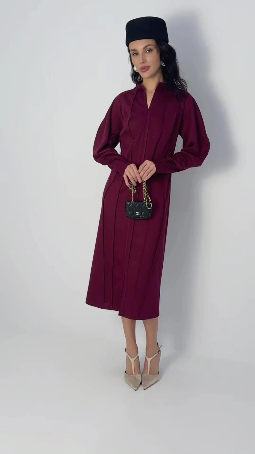 Больше, чем просто платье (винное)