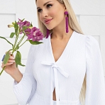 Блуза Успешная карьера (вайт). Состав: 95% п/э, 5% спандекс