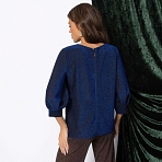 Блуза Предвкушение встречи (сияние). Состав: 95% п/э, 5% эластан