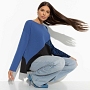 Туника Геометрия стиля (blue fashion). Состав: 75% полиэстер, 20% вискоза, 5% спандекс