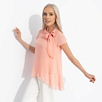 Блуза многослойная Невероятная красотка (персик)