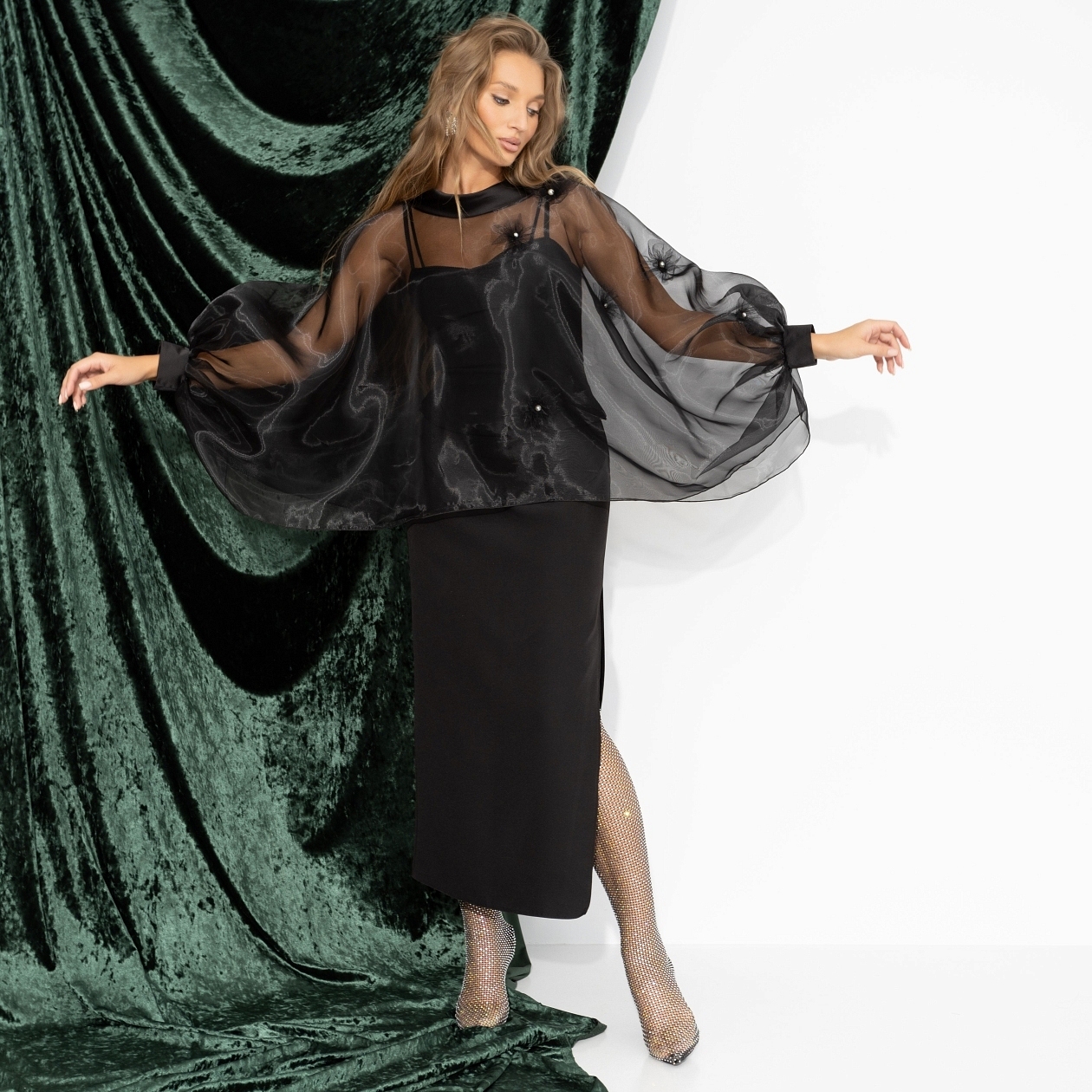 Болеро Танец тени (шик). Состав: 100% полиэстер