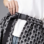 Игра теней (серый). Купить женский Юбка-килт оптом от производителя.