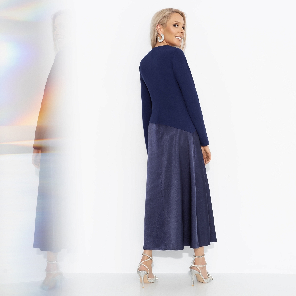 Платье Нежная утонченность (моя мудрость). Состав: 95% п/э, 5% эластан