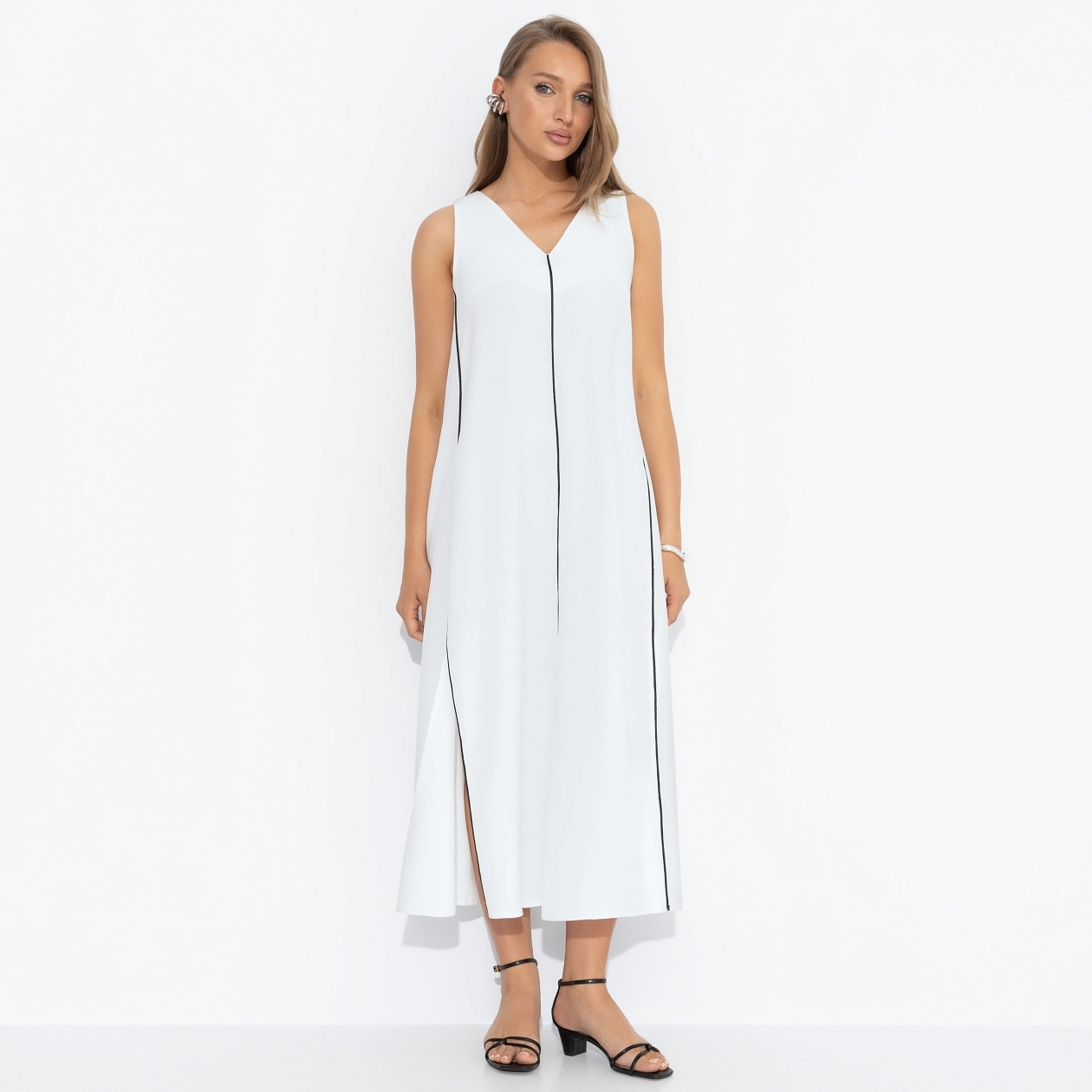 Сарафан Модный жанр (new). Состав: 65% п/э, 30% вискоза, 5% эластан