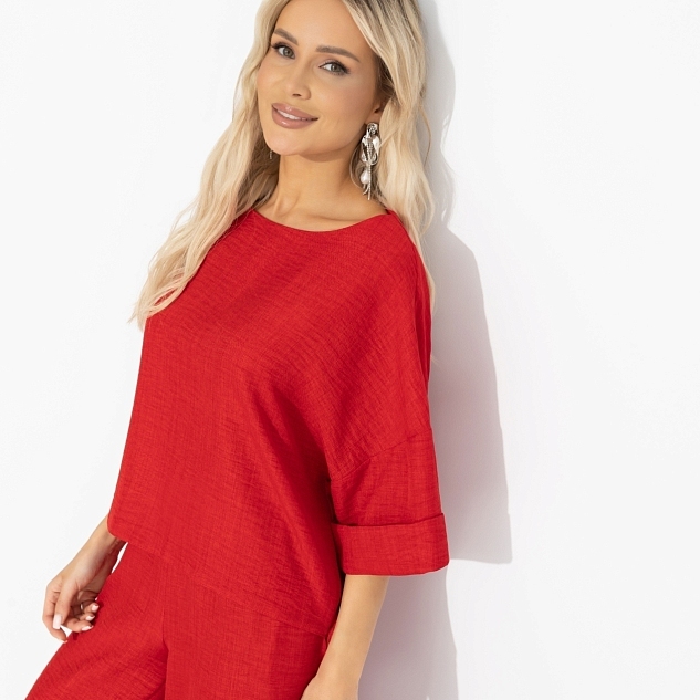 Брючный костюм Энергия цвета (red) 