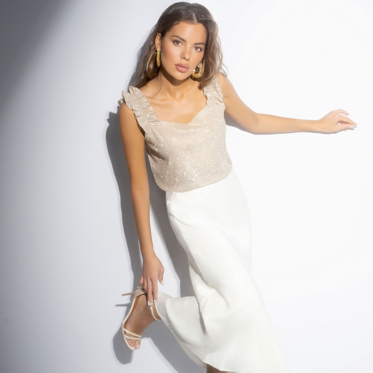 Зажигаю на вечеринке (сияние). Купить женский Топ оптом от производителя.