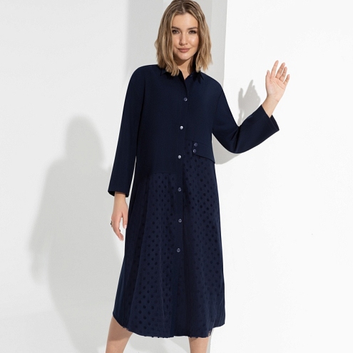 Платье Ночной каприз (dark blue). Состав: 95% п/э, 5% спандекс