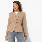 Жакет полуприталенного силуэта Невероятно прекрасна (biege)