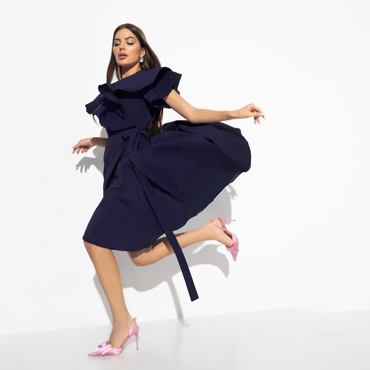 Платье Счастье влюбленности (красотка, нью). Состав: 98% п/э, 2% спандекс