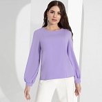 Блуза Способ очарования (sweet lilac). Состав: 95% п/э, 5% эластан