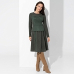 Комплект с юбкой Инста-стиль (2 в 1, elegant) . Состав: 65% акрил, 30% ангора, 5% спандекс