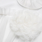 Блуза Мелодия сердца (белая). Состав: 75% полиэстер, 20% вискоза, 5% спандекс