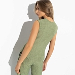 Стильная львица (green). Состав: 80% п/э, 15% лен, 5% спандекс
