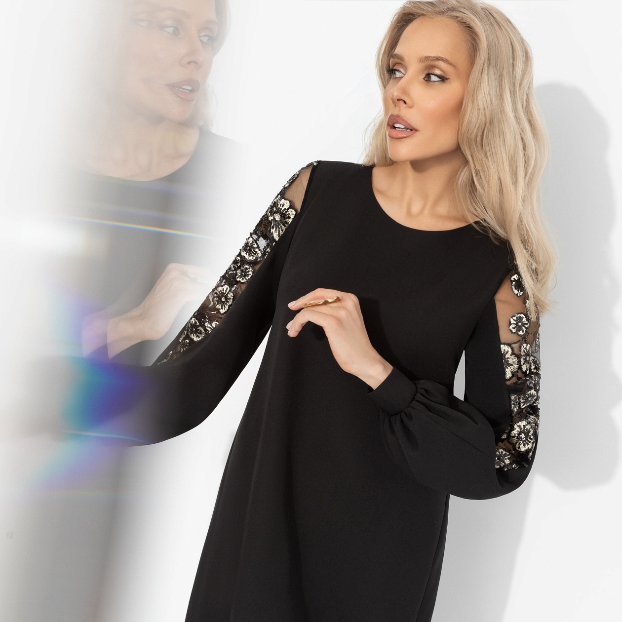 Платье Секрет любви (шик). Состав: 95% п/э, 5% эластан