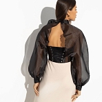 Болеро Деловой взгляд (lady, с брошкой). Состав: 100% полиэстер