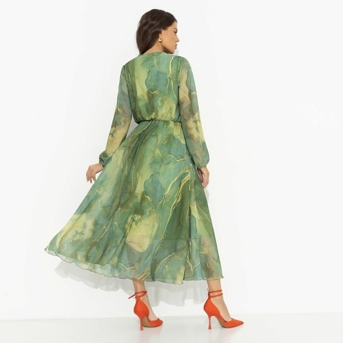 Платье Летящие мгновения (green, new)