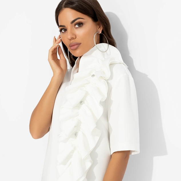 Платье Сияние глянца (white)