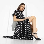 Платье Украшение леди (black elegant, с поясом). Состав: 100% п/э