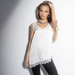 Следи за мной (белый). Купить женский Топ оптом от производителя.