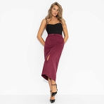 Откровенно шикарная (бордовая). Купить женский Юбка оптом от производителя.