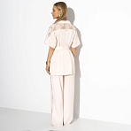 Брючный костюм Престижная номинация (fashion, 2 в 1, с поясом). Состав: 85% п/э, 10% хлопок, 5% спандекс