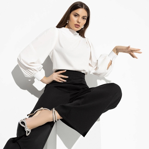 Блуза Модный флирт (chic white) 
