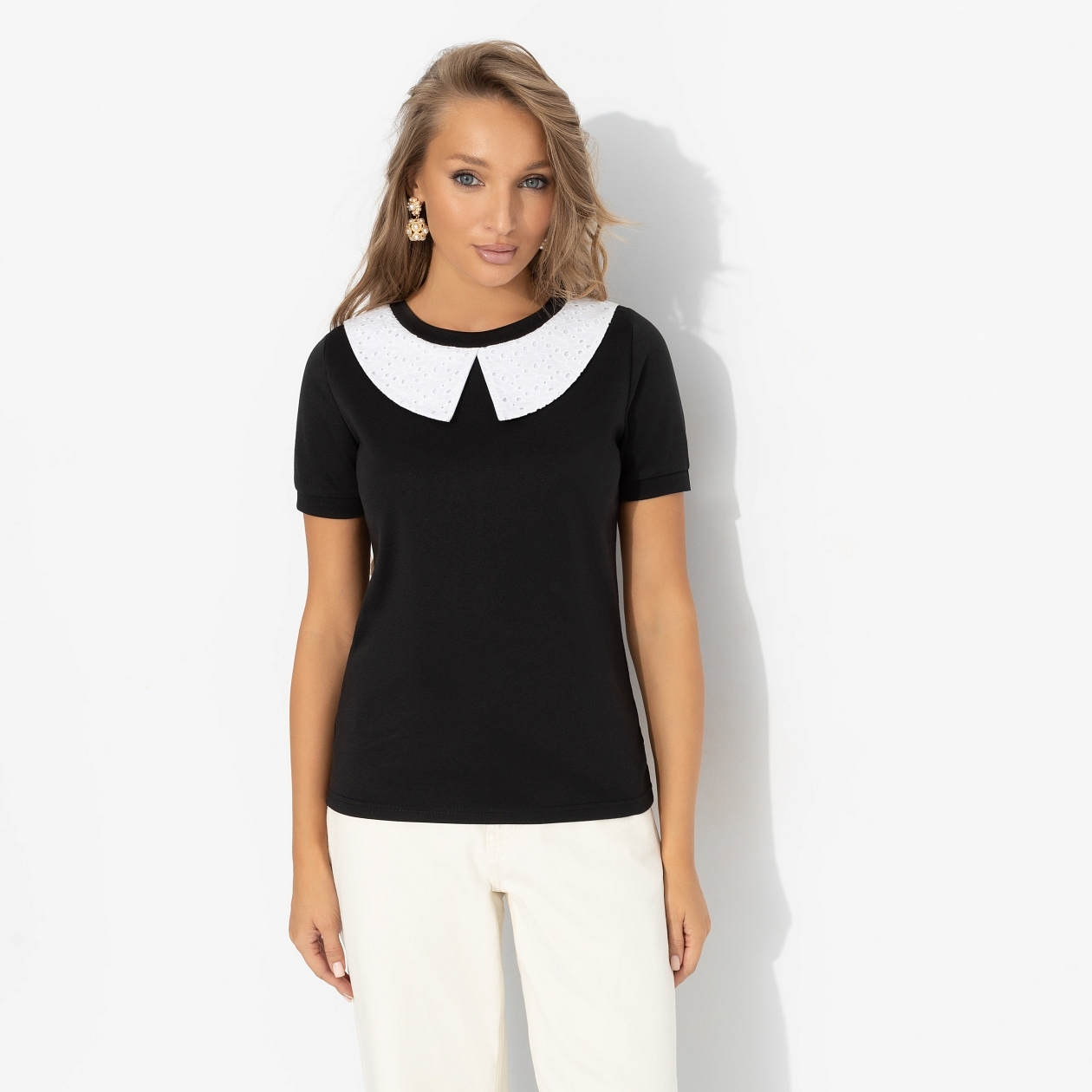 Футболка Ближе к себе. Состав: 65% п/э, 30% вискоза, 5% стрейч