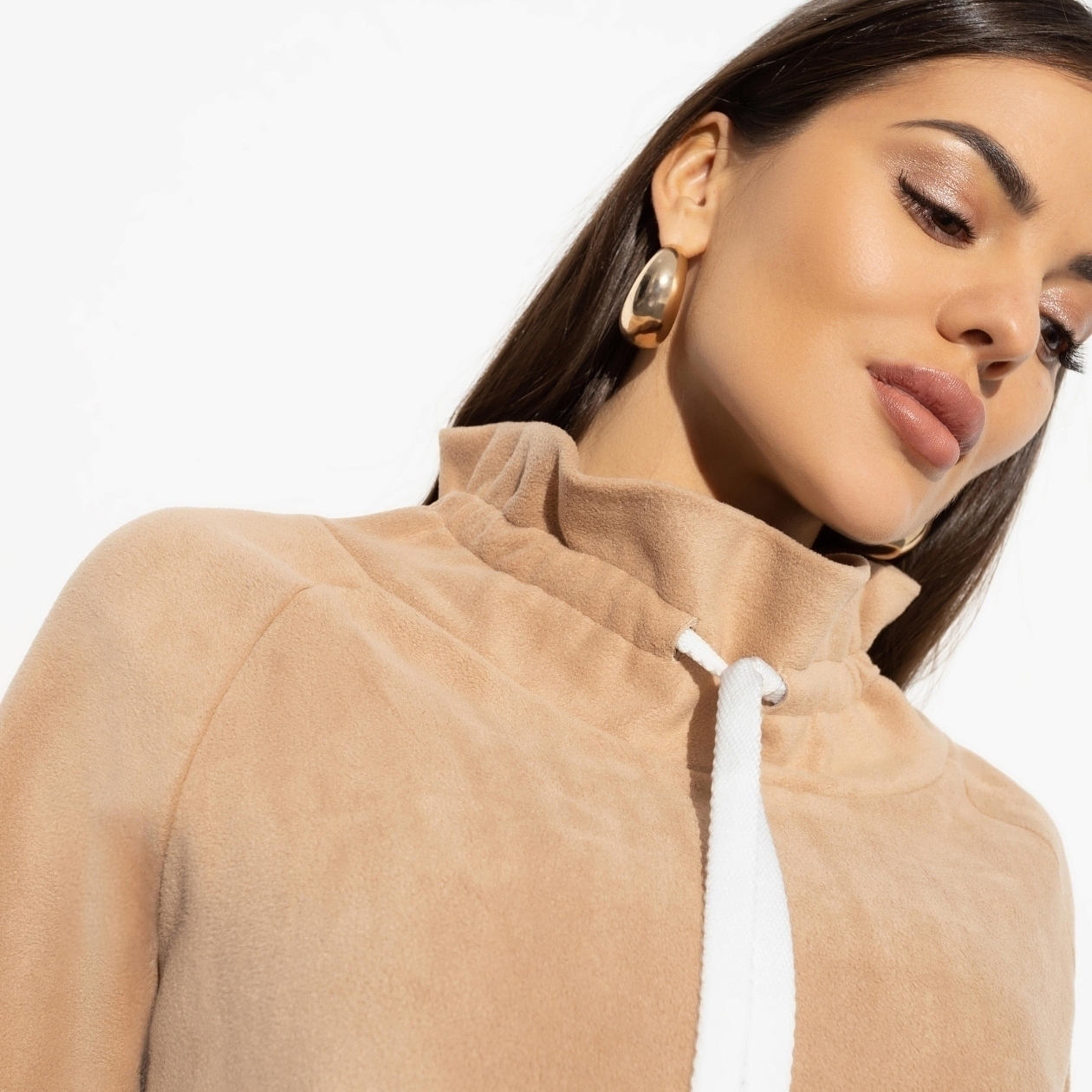 Туника Зарядись эмоциями (beige). Состав: 100% п/э