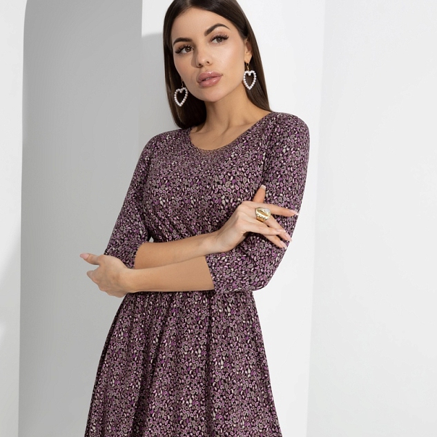 Платье Стильный офис (violet) 