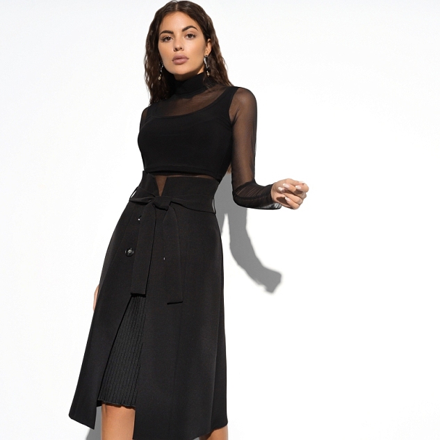 Юбка Местная знаменитость (с поясом) 