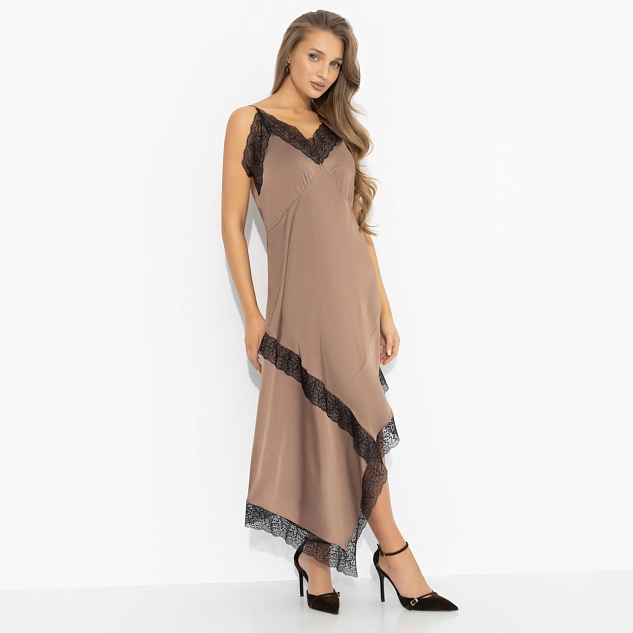 Платье Как Кейт Мосс (кофе) 