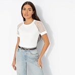 Футболка Талант перемен (white). Состав: 65% п/э, 30% вискоза, 5% стрейч