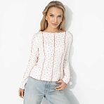 Лонгслив из хлопка Громкий тренд (нежное чувство)