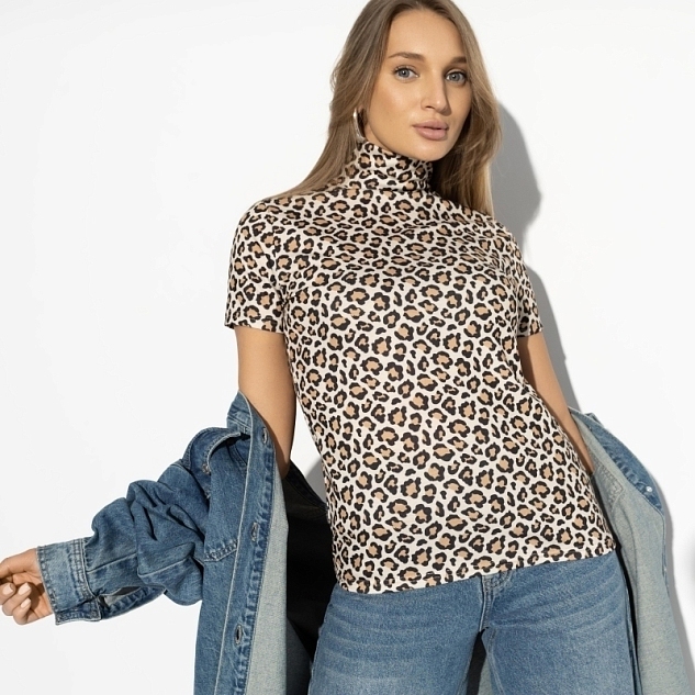 Водолазка Сила нежности (leopard print) 