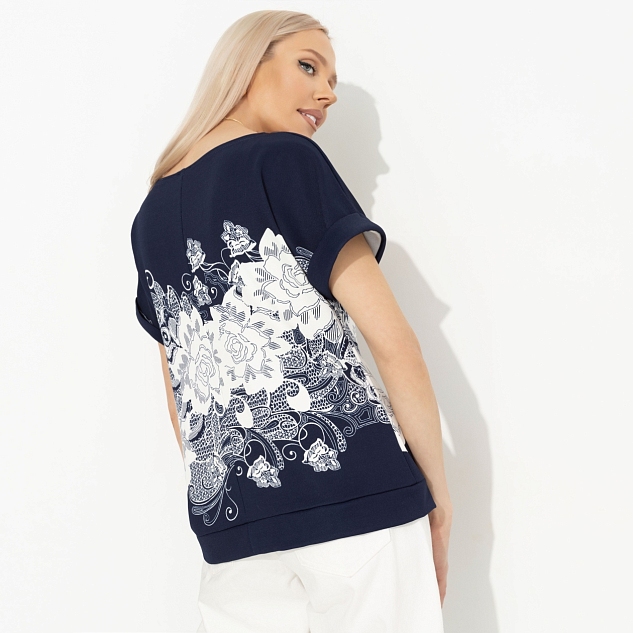 Футболка Жду чудо (floral print) 