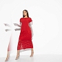 Платье Роскошь изящества (passion red). Состав: 95% п/э, 5% спандекс