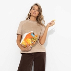 Фирменное приветствие (песочная). Состав: 46% вискоза, 28% п/э, 21% нейлон, 5% спандекс