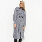 Платье-рубашка Голос из будущего. Состав: 60% вискоза, 40% п/э