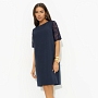 Платье Виртуальные будни (blue lace). Состав: 60% полиэстер, 37% вискоза, 3% спандекс