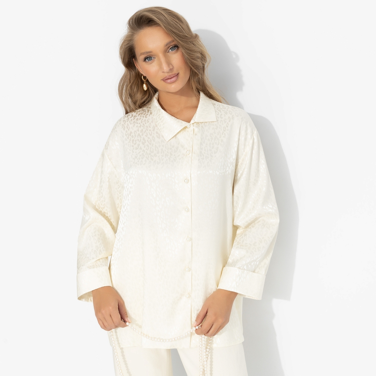 Блуза Шёлковый характер. Состав: 100% полиэстер