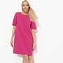 Платье Виртуальные будни (fuchsia). Состав: 60% полиэстер, 37% вискоза, 3% спандекс