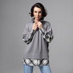 Путешествие начинается (пасмурное небо). Состав: 65% п/э, 30% вискоза, 5% спандекс