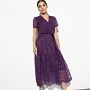 Платье Роскошь в деталях (violet, с поясом). Состав: 95% п/э, 5% спандекс
