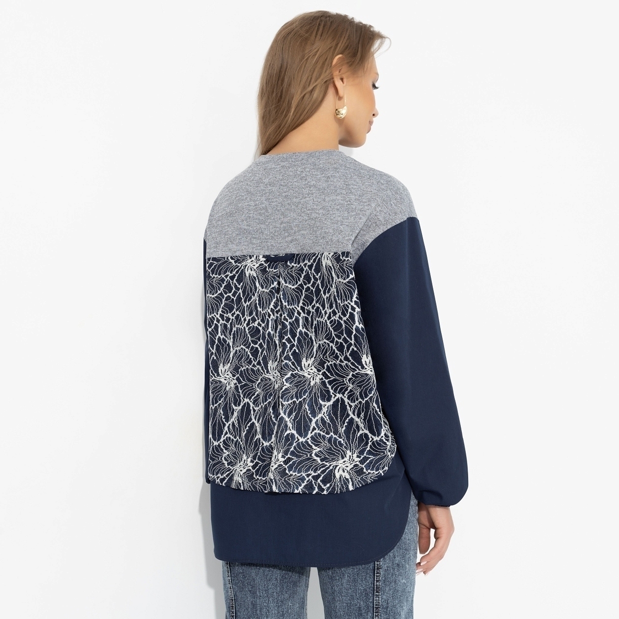 Стиль по-взрослому (скай). Состав: 65% п/э, 30% хлопок, 5% спандекс