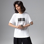 Футболка Модная перезагрузка (белая). Состав: 95% хлопок, 5% лайкра