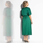 Икона моды (зелёное). Купить женские вечерние платья оптом от производителя. Платье Икона моды (зелёное). Состав: 95% полиэстер, 5% эластан